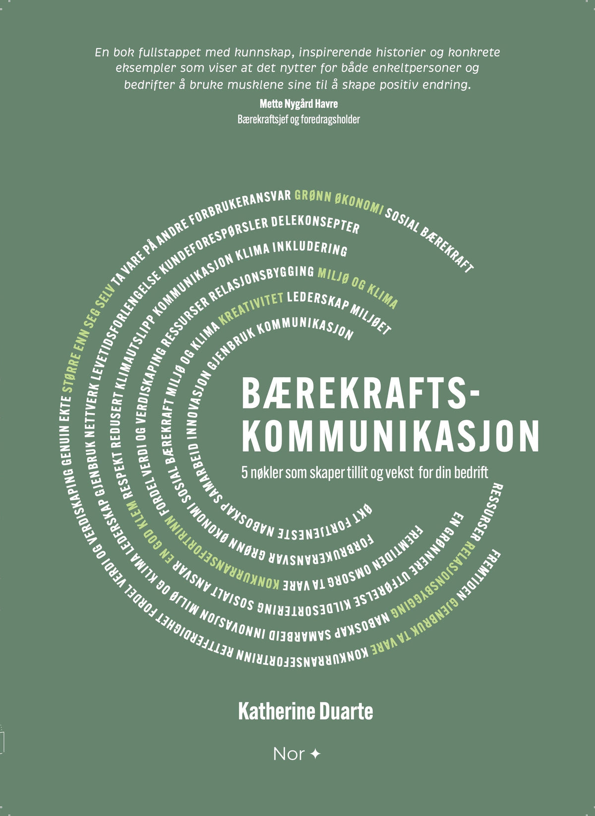 Bærekrafts-kommunikasjon (2024) av Katherine Duarte