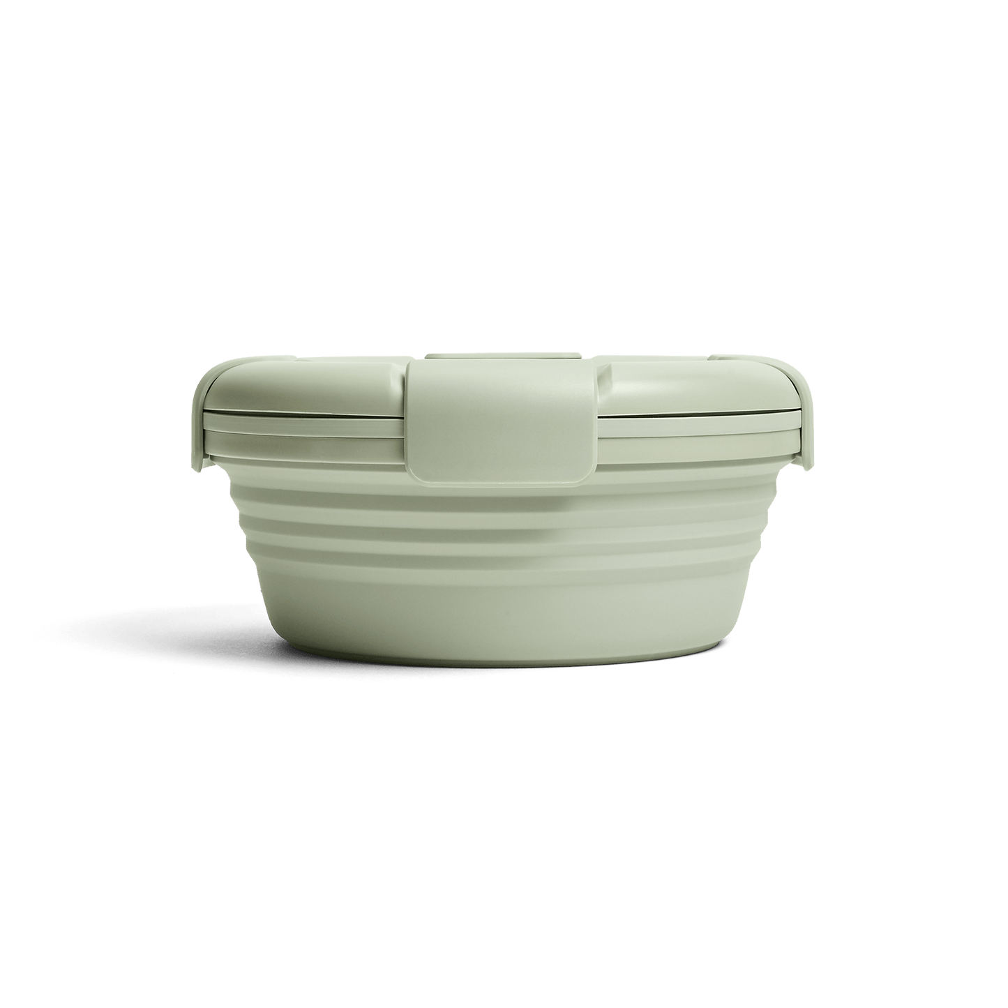 Stojo Bowl gjenbruksbolle i silikon, i fargen Sage, lys grønn, fra LessTrash.