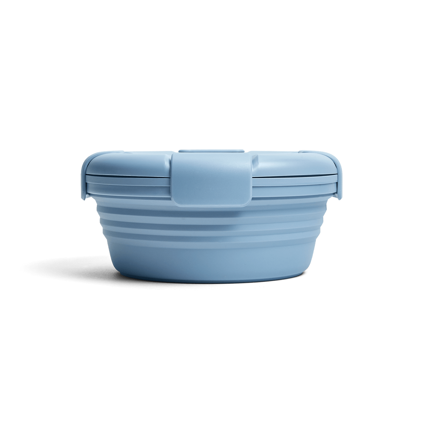 Stojo Bowl gjenbruksbolle i silikon, 1065 ml, i fargen Steel, blå, fra LessTrash.