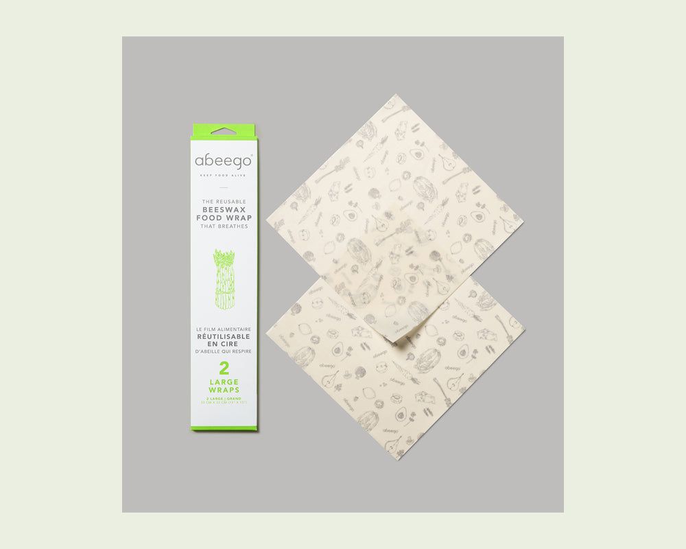 Pakke med 2 store kvadratiske Abeego-ark