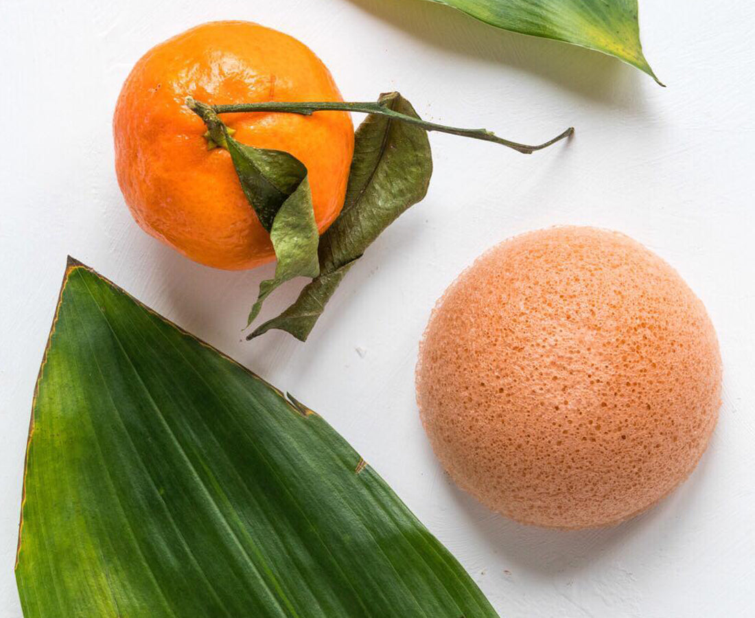 Rensende Konjac ansiktssvamp French Pink Clay