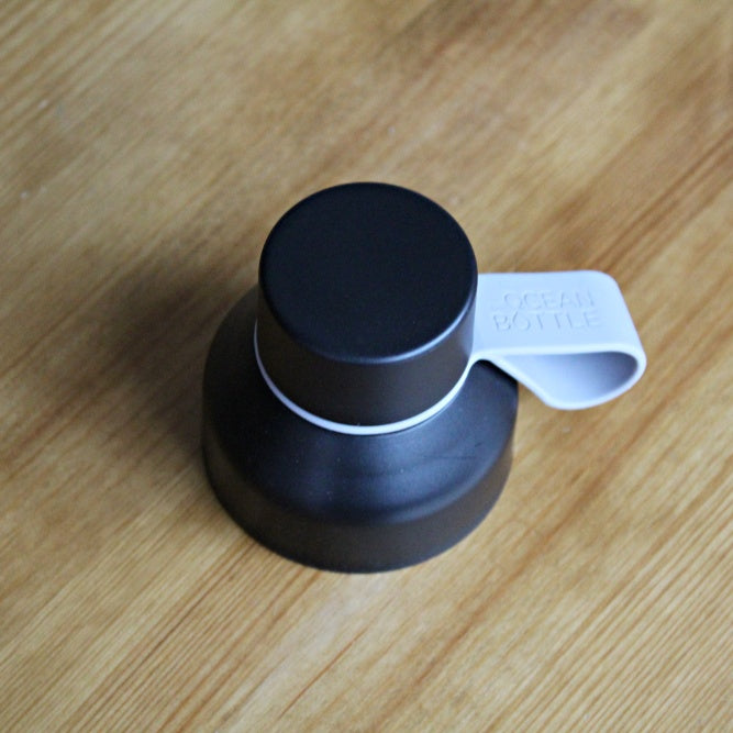 Ocean Bottle topp Obsidian/Rock