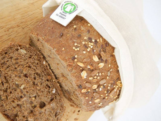 En hendig pose til brød og grønnsaker