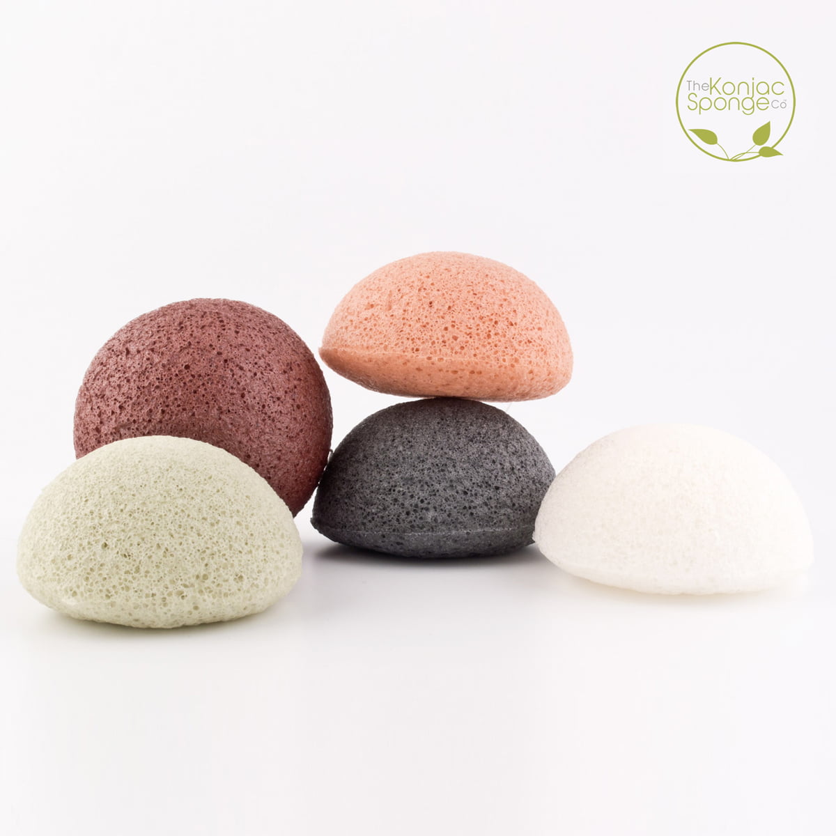 Rensende Konjac ansiktssvamp Bamboo Charcoal