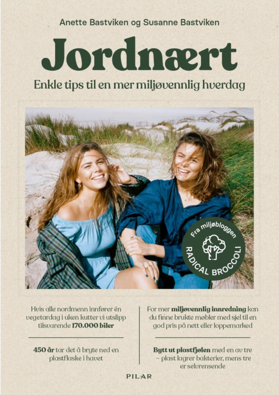 Bok - "Jordnært - enkle tips til en mer miljøvennlig hverdag" (2019) av Radical Broccoli