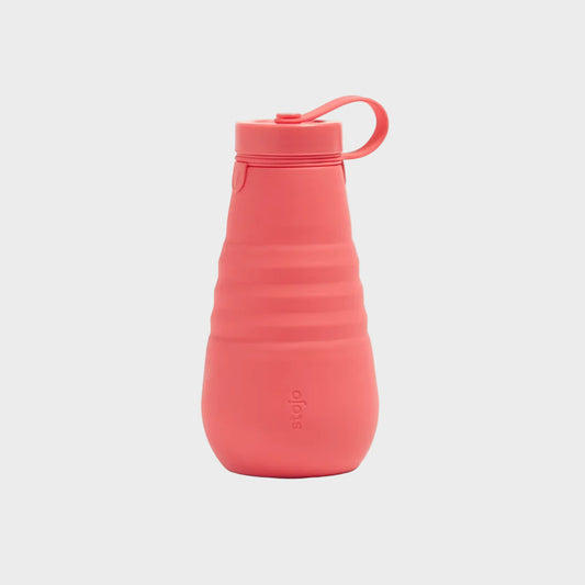 Stojo Bottle gjenbruksflaske i fargen Coral