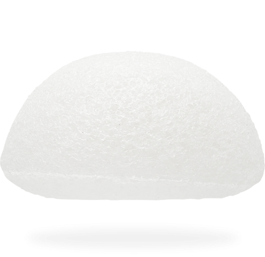 Rensende Konjac ansiktssvamp Pure White