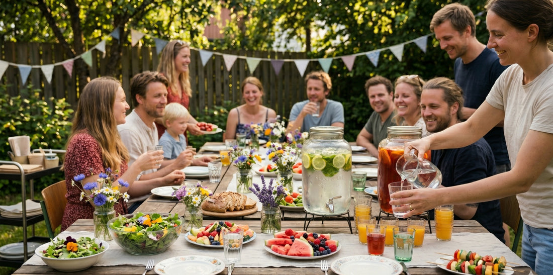 Grønn hagefest: Slik inviterer du til sommerfest med mindre avfall