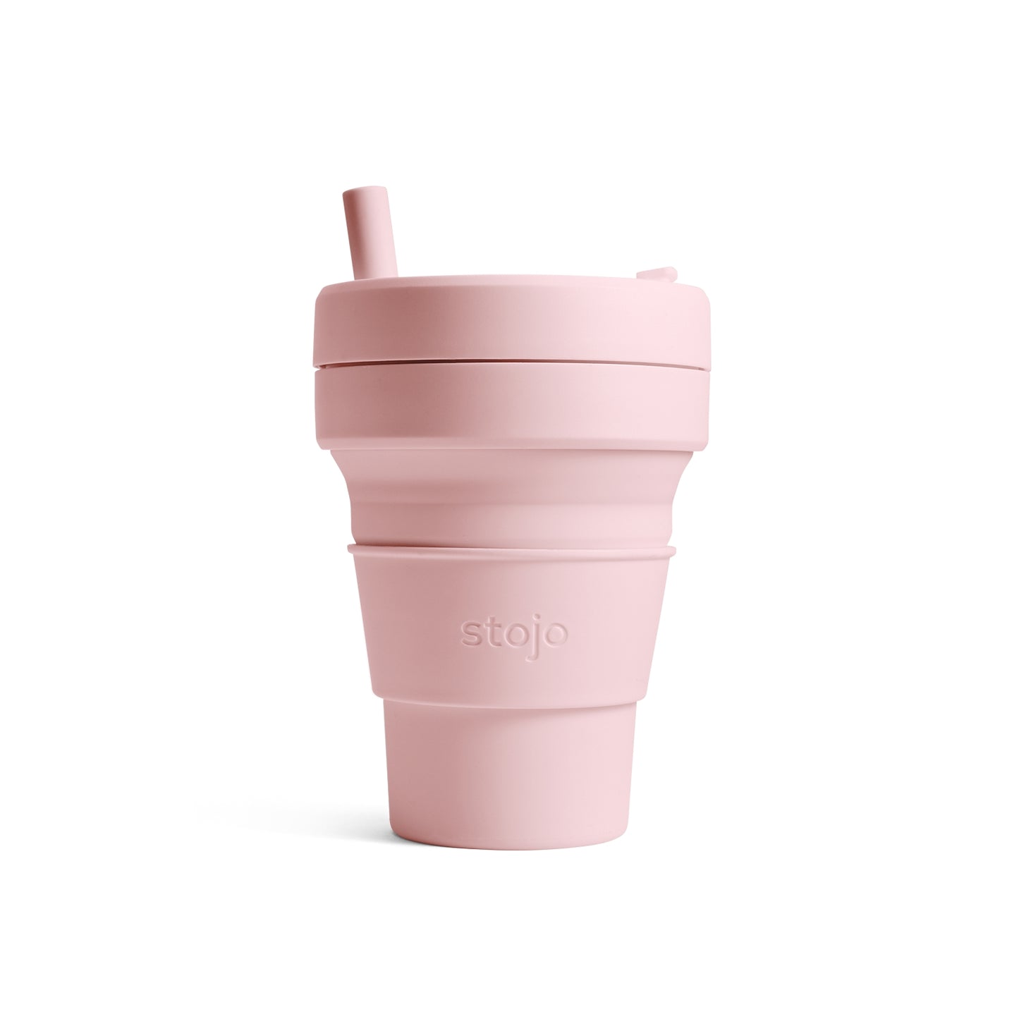 Stojo Biggie gjenbrukskopp 473 ml (Carnation)
