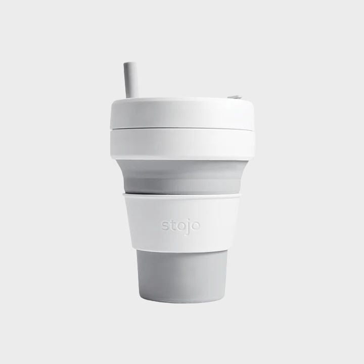 Stojo Biggie gjenbrukskopp 473 ml (stripet design)