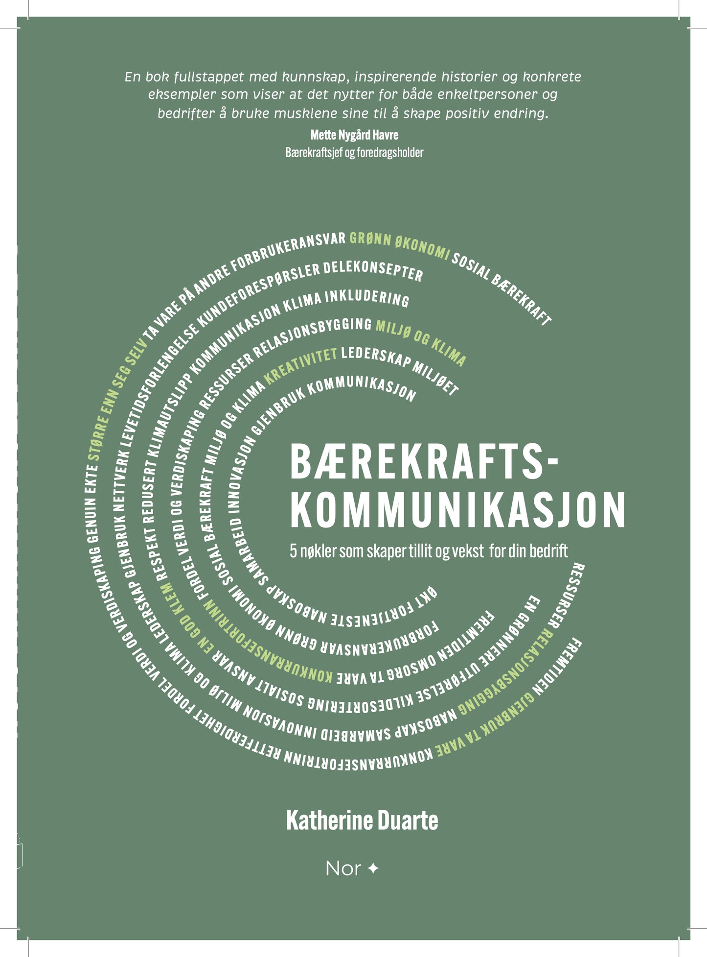 Bærekrafts-kommunikasjon (2024) av Katherine Duarte