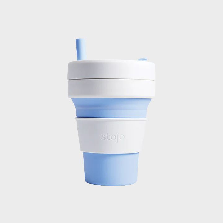 Stojo Biggie gjenbrukskopp 473 ml (stripet design)