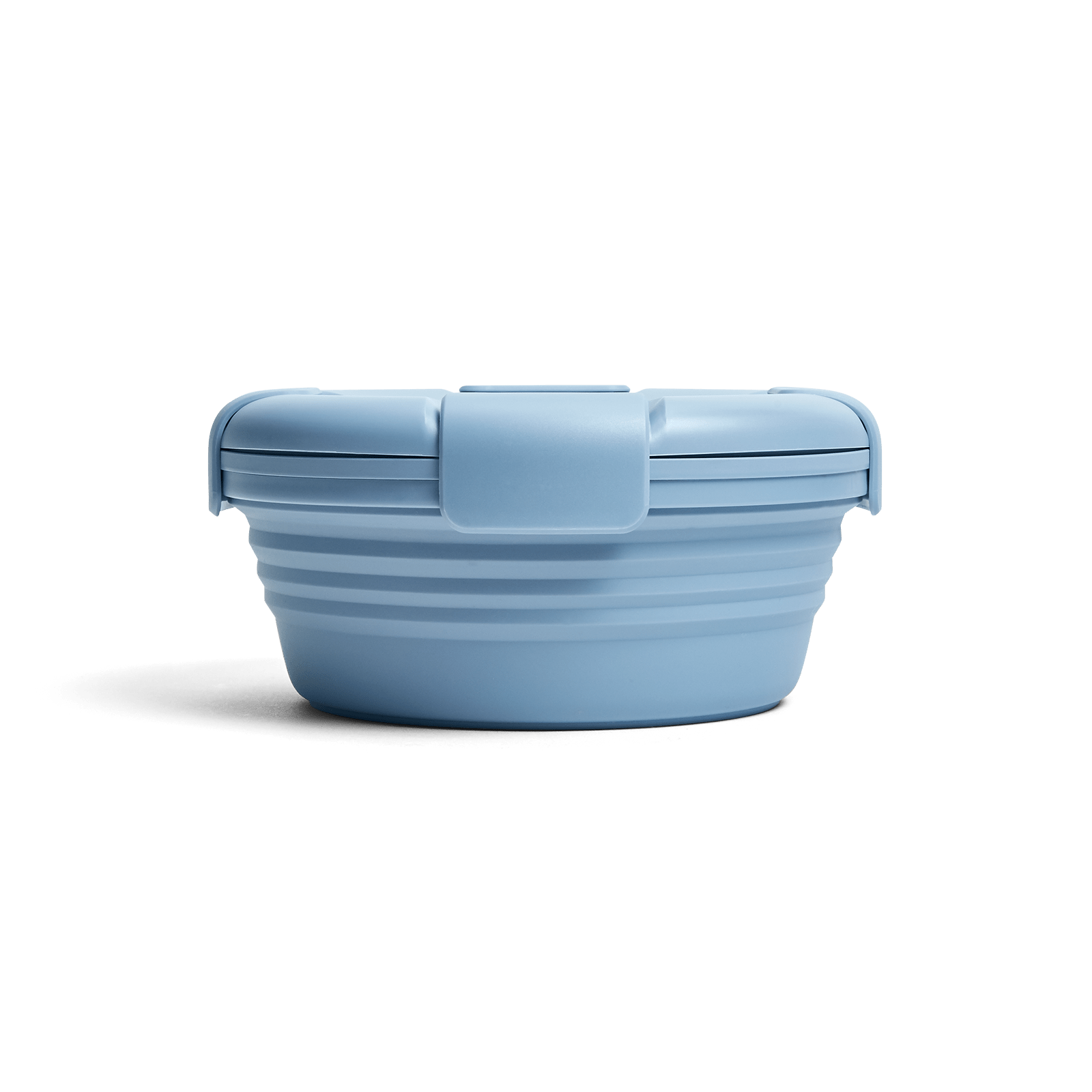 Stojo Bowl gjenbruksbolle i silikon, 1065 ml, i fargen Steel, blå, fra LessTrash.