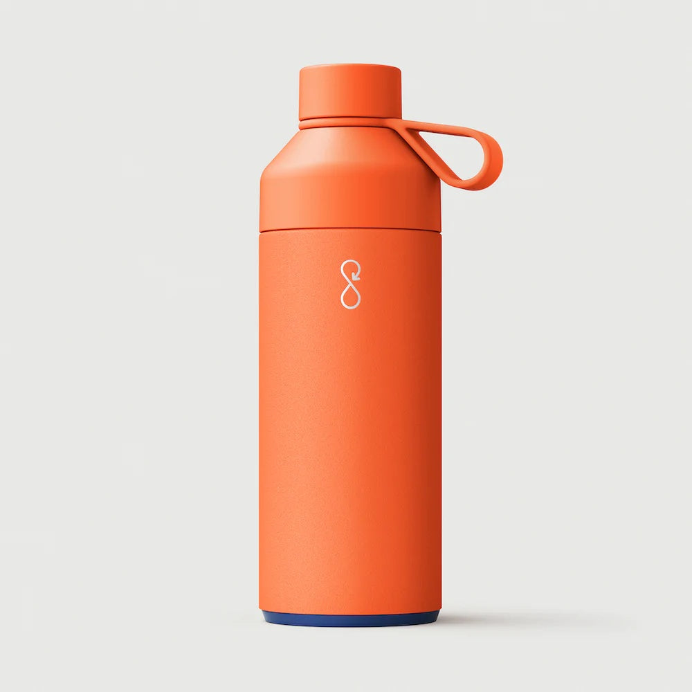 Stor Ocean Bottle flaske i fargen Sun Orange (oransje)