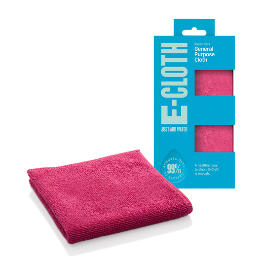 Universalkluten fra E-cloth kan brukes på alle overflater i alle rom