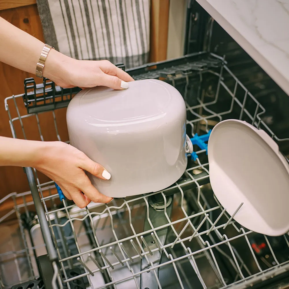 Stable avfallsbøtte kan vaskes i oppvaskmaskin. Foto: Bokashi Norge.